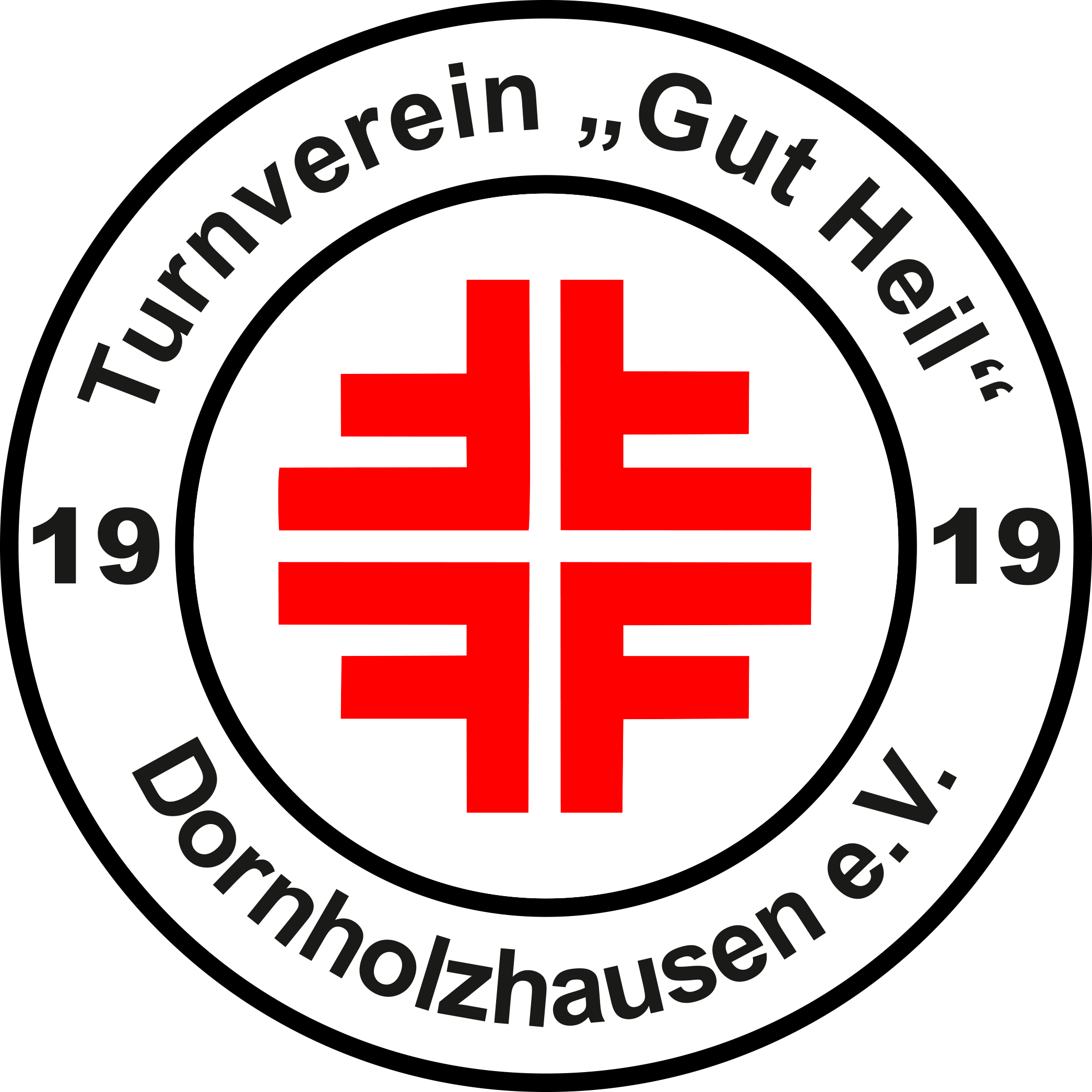 Logo des Turnverein "Gut Heil" 1919 Dornholzhausen (TVD) - zur Startseite