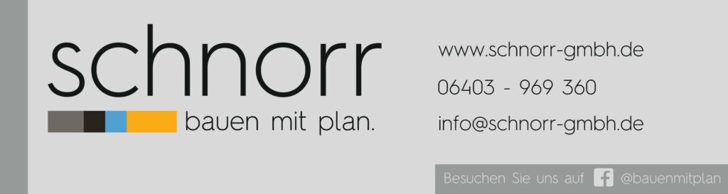 Logo der Firma Schnorr GmbH, bauen mit plan