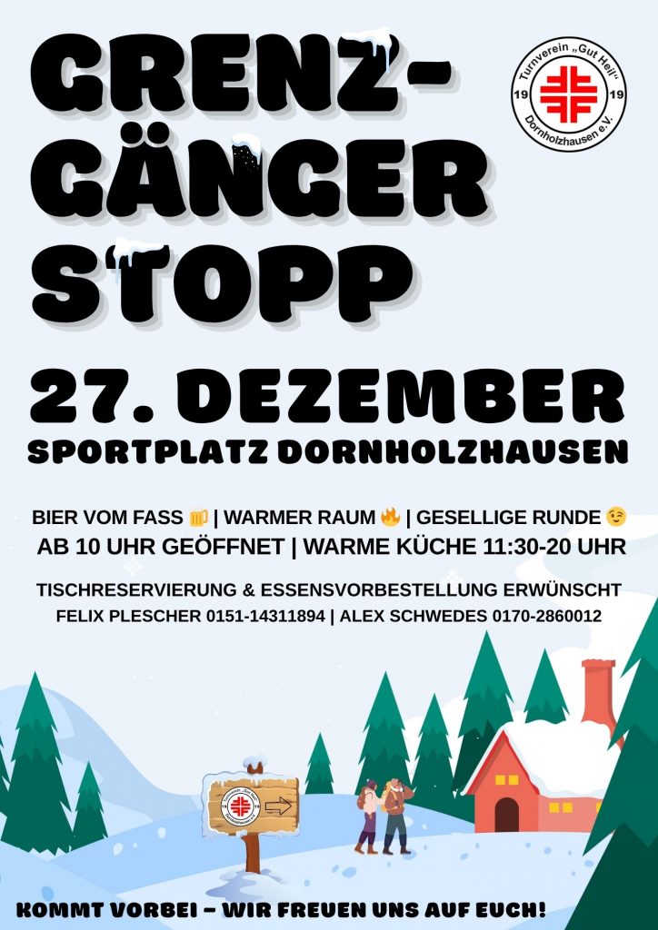 Plakat mit Infos zum Event