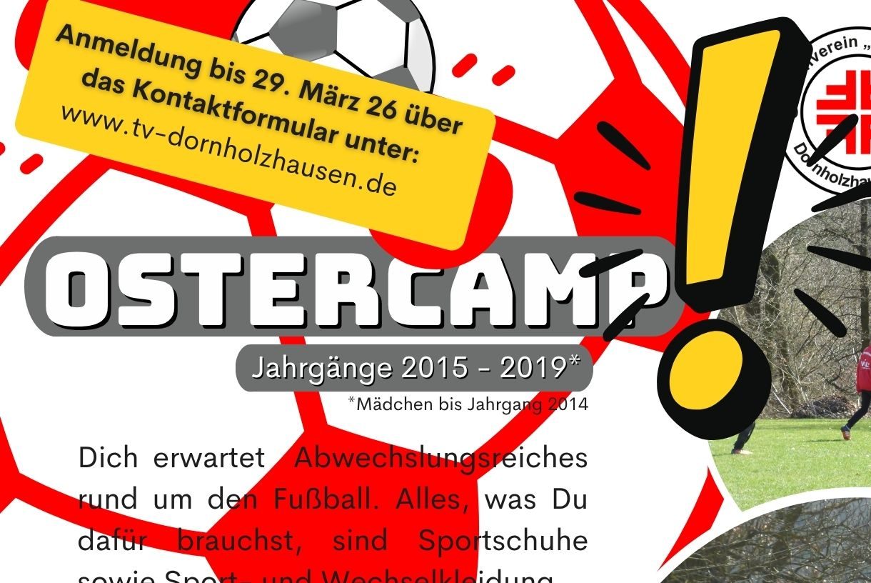 Du betrachtest gerade Fußball OSTERCAMP 2026