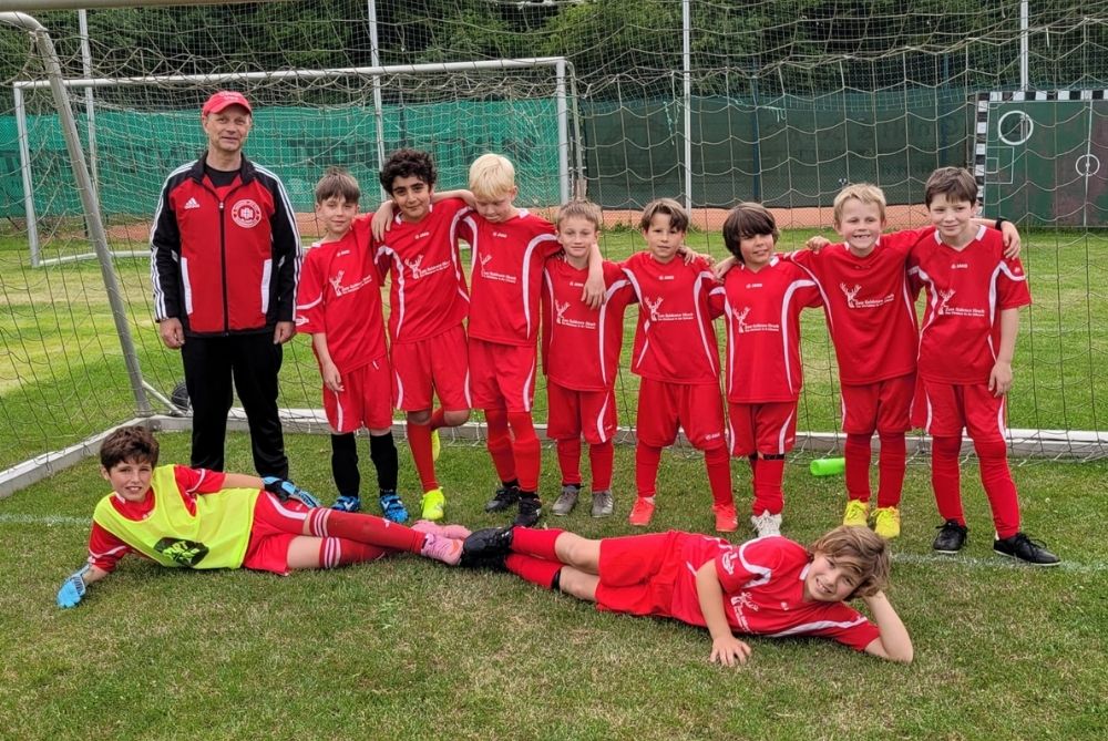 Unsere E-Jugend spielt auf dem Kesselberg